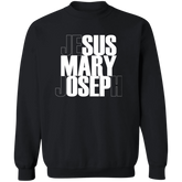 Jesus Mary Joseph Unisex Crewneck Pullover Sweatshirt